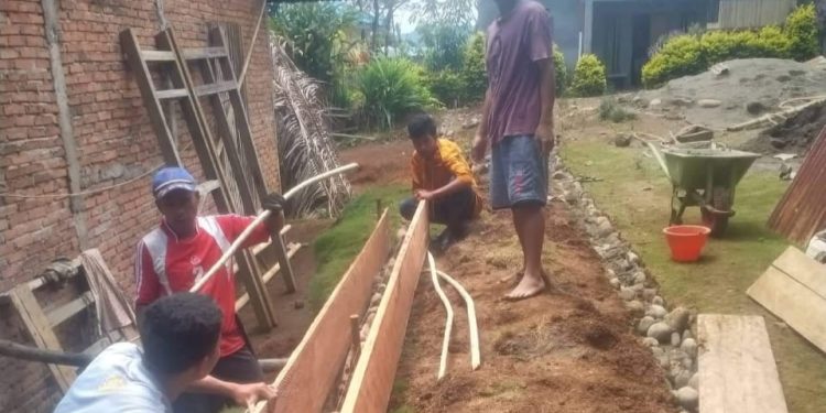 Program Ketahanan Pangan, Pemdes Atoga Bangun Jalan Usaha Tani