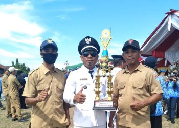TP PKK Dodap Mikasa Sabet Juara I Lomba Gerak Jalan Tingkat Kabupaten Boltim