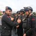 Wakapolda Sulut Pimpin Apel Penyambutan Personel Brimob Purna Tugas BKO Polda Papua