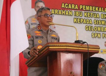 Kapolda Sulut Berikan Pembekalan kepada Siswa Diktukba Polri Gelombang II T.A. 2022