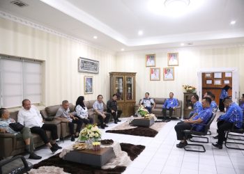 Sofyan Mokoginta Terima Kunker Pansus DPRD Sulut Terkait Ranperda PT Jamkrida