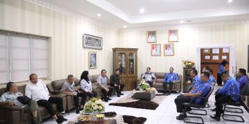 Sofyan Mokoginta Terima Kunker Pansus DPRD Sulut Terkait Ranperda PT Jamkrida