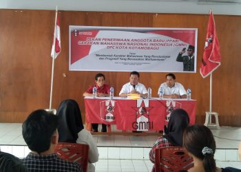 Nayodo Hadiri Sekaligus Buka PPAB GMNI Kotamobagu