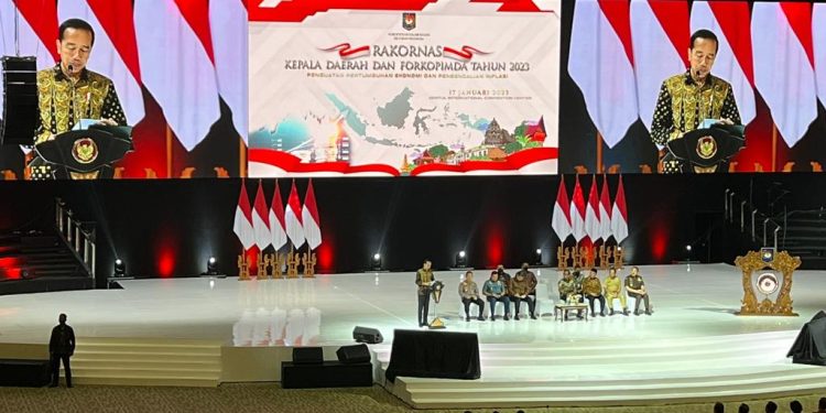 Dibuka Jokowi, Tatong Bara Hadiri Rakornas Kepala Daerah dan Forkopimda se – Indonesia