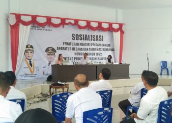 Pemkot Kotamobagu Sosialisasikan Permen PAN RB No 6 Tentang Pengelolaan Kinerja ASN