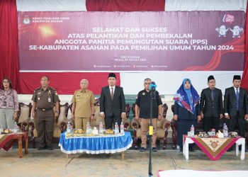 Ini Pesan Bupati Asahan Dalam Pelantikan Anggota PPS