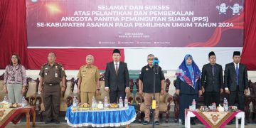 Ini Pesan Bupati Asahan Dalam Pelantikan Anggota PPS