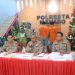 Kapolda Sulut Pimpin Press Conference Pengungkapan Kasus Jambret di Paal Dua Manado