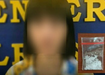 Diduga Edarkan Sabu di Banjer, Perempuan ini Ditangkap Satresnarkoba Polresta Manado