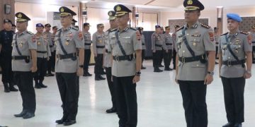 Kapolda Sulut Pimpin Sertijab Wakapolda dan 4 Pejabat Utama