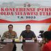 Polda Sulut Gelar Press Conference Penanganan Kasus Dugaan Cabul di Panti Asuhan Bolmong