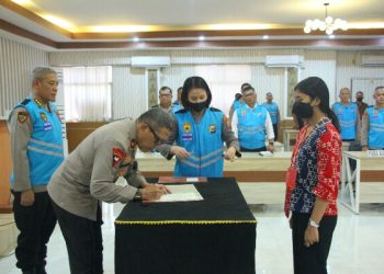 Puluhan Peserta Bersaing Sehat dalam Seleksi SIPSS T.A. 2023 di Polda Sulut