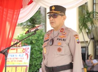 Wakapolda Sulut Pimpin Upacara Peringatan HUT ke-42 Satpam
