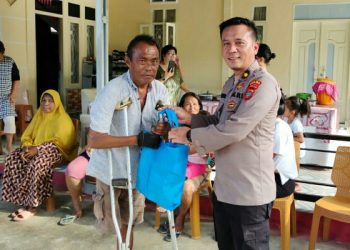 Tim Polda Sulut Laksanakan Trauma Healing dan Dukungan Psikologi kepada Warga Terdampak Banjir di Bailang