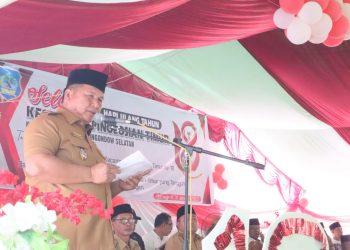 Didampingi Sekretaris TP-PPK, Wabup Bolsel Hadiri Acara HUT ke-18 Kecamatan Pintim