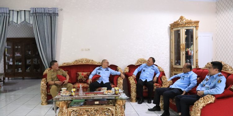 Nayodo Terima Kunjungan Kanwil Kemenkumham Sulut