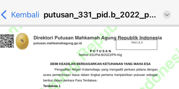 Hakim Jatuhkan Vonis Penjara dan Denda Terdakwa Kasus Barrier Pasar Serasi