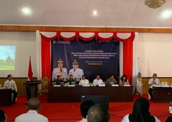 Tatong Bara Buka Konsultasi Publik Penyusunan RKPD 2024