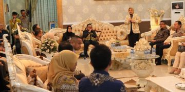 Pererat Tali Persaudaraan, Tatong Bara Disambut Hangat Wali Kota Marthen Taha