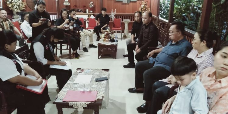 Wakil Bupati Minahasa RD, Dicoklit Petugas Pantarlih Desa Sawangan