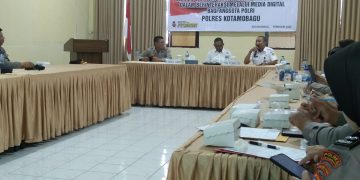 Diskominfo Beri Pelatihan Komunikasi Digital Bagi Anggota Polres Kotamobagu