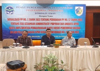 Peningkatan Kapasitas, Pimpinan dan Anggota DPRD Kotamobagu Ikut Bimtek