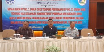 Peningkatan Kapasitas, Pimpinan dan Anggota DPRD Kotamobagu Ikut Bimtek