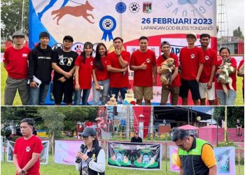 Komunitas Tondano Dog Lovers Rayakan HUT Ke-8, Dengan Lomba Anjing Ras