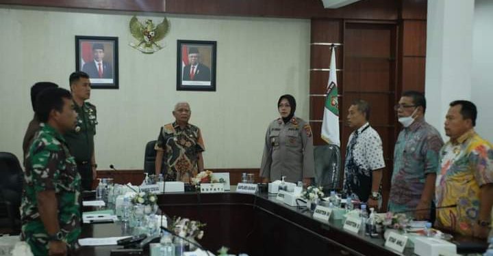 Bupati Asahan Pimpin Rakor Forkopimda Kabupaten Asahan