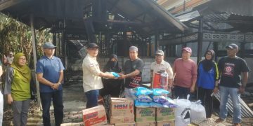 Salurkan Bantuan Korban Kebakaran, Rio Tunggali Ucapkan Terima kasih kepada Pemkot Kotamobagu