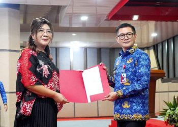 Dongkrak DPSP, Bupati Joune Ganda Resmi Lantik Badan Promosi Pariwisata Daerah