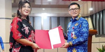 Dongkrak DPSP, Bupati Joune Ganda Resmi Lantik Badan Promosi Pariwisata Daerah