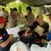 Pasca Banjir, Brimob Polda Sulut Dirikan Dapur Lapangan, Siapkan Makanan Siap Saji dan Air Bersih di Molas