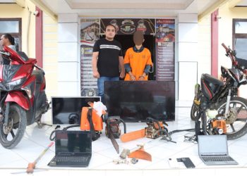 Tim Resmob Polres Tomohon Amankan Residivis Curanmor dan Curanik yang Beraksi di Beberapa TKP