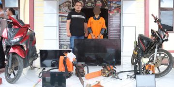 Tim Resmob Polres Tomohon Amankan Residivis Curanmor dan Curanik yang Beraksi di Beberapa TKP