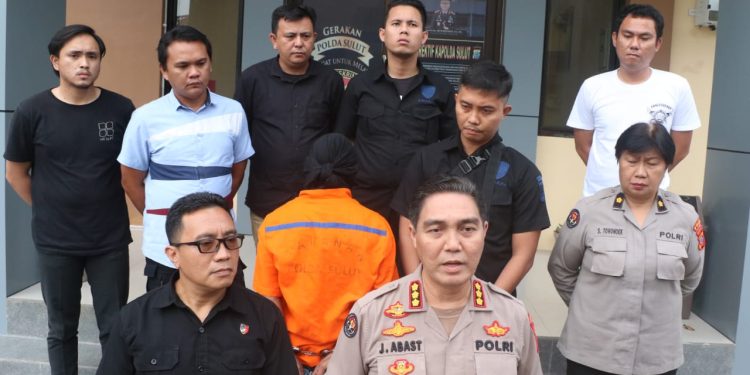 Polda Sulut Amankan Buruh Bangunan di Manado yang Diduga Aniaya Anak Bayinya Hingga Meninggal Dunia