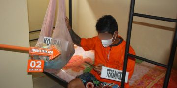 Subdit Renakta Polda Sulut Gelar Rekonstruksi Kasus Ayah Aniaya Anak Bayinya Hingga Meninggal Dunia