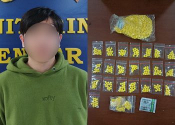 Polresta Manado Amankan Terduga Pengedar Beserta Ribuan Butir Trihexyphenidyl di Malalayang