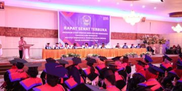 Wawali Nayodo Hadiri Wisuda Mahasiswa IKTGM KOtamobagu