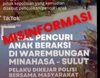 Video Klarifikasi Pembuat Video Hoax Terkait Penculikan Anak di Sulut