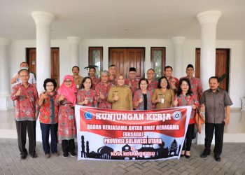 Tatong Bara Terima Kunjungan BKSAUA Sulut