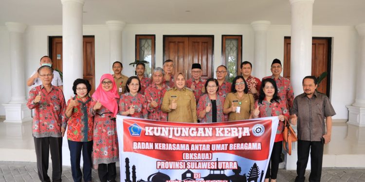 Tatong Bara Terima Kunjungan BKSAUA Sulut