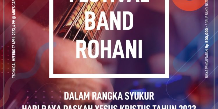 Festival Band Rohani 2023, Bakal Hentak Kota Tondano
