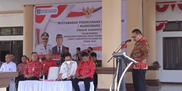 Limi Mokodompit Buka Musrembang Kabupaten dan Penyusunan RKPD Tahun 2024