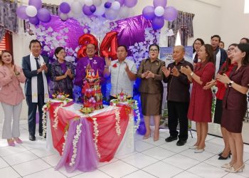 Wabub Robby Dondokambey Hadiri HUT Ke-24 Gereja GMIM Musafir Tempang II