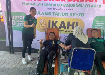 Hadiri IKAHI ke 70, Nayodo Sumbangkan Darahnya