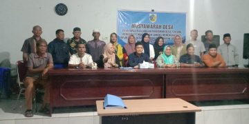 Desa Pontodon Timur Gelar Musdes RPJMDes Tahun 2022-2028 Menjadi Peraturan Desa