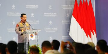 Rakornas BNPB, Kapolri Bicara Langkah Konkret Manajemen Risiko Bencana