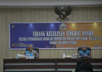Sidang Penetapan Kelulusan SIP TA 2023 Tingkat Panda Sulut, 29 Bintara Siap Ikut Pendidikan Perwira di Sukabumi