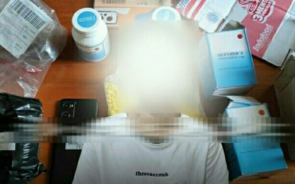 Pria Asal Lawangirung Beserta 2.000 Butir Trihexyphenidyl Diamankan di Polresta Manado